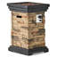 Colonne de feu 19,84 po x 29 po - 40000, accessoire de largeur de foyer élégant, aspect pierre élégant