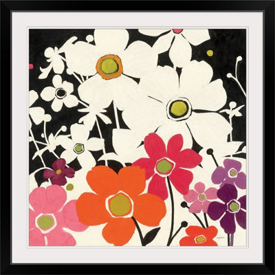« i » par shirley novak, reproduction d’art Flower Power