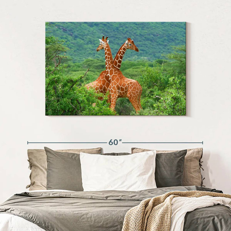 Crowle Giraffe Love, H 32 po x l 48 po