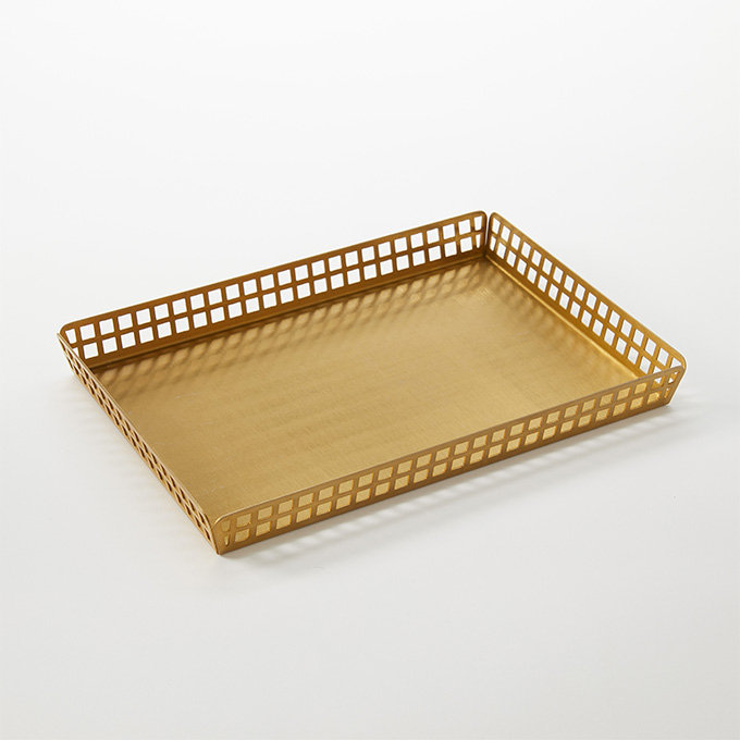 American Metalcraft Tabletop Accessories Buffet Accessory, Gold, 1" H x 10.1" W x 7.05" D x