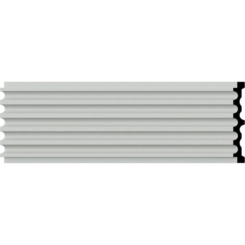 Endurathane Fluted Casing, 7"W x 78 3/4"L, Factory Primed (12-Pack)