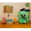 Lampe de bureau en bloc Minecraft avec extracteur en 3D pioche | 14 pouces de hauteur
