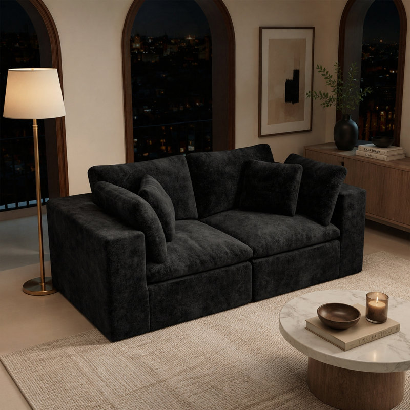 Modular Cloud Sectional Sofa No Assembly
