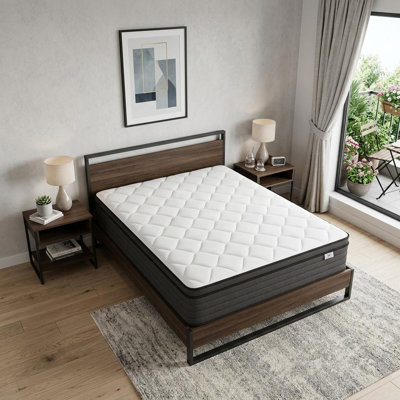 Grand matelas hybride en mousse 12 po