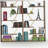 Furnish Home Store Wood Frame Etagere Open Back 6 Shelves Bookcase Industrial Bookshelf for Office and Living Rooms Modern Bookcases Large Bookshelf Organizer-1377380133