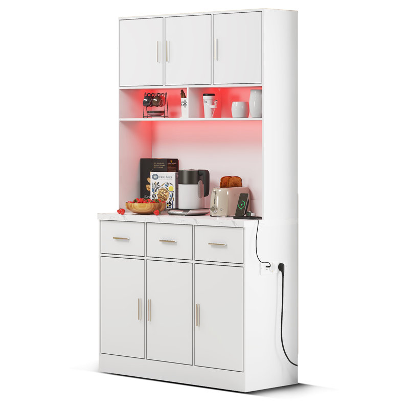 Dining Hutch Welsh Dresser, White