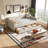 Twin Size Upholstered Daybed with Storage Drawers, Tufted Back Sofa Bed-1375475329-1375475330