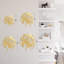 Tigre, animaux, sculpture murale abstraite moderne, décoration murale en métal pour l'extérieur-94207791-94207794