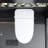 Intelligent Toilet With Bidet - Auto Open/Close Seat, Led Display, Night , Self-Cleaning White Foot Sensor, Warm Water, Rear Washing, Porcelain, Heated Seat