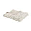 Housse de couette 100% coton taupe avec ornement en chenille ravissante