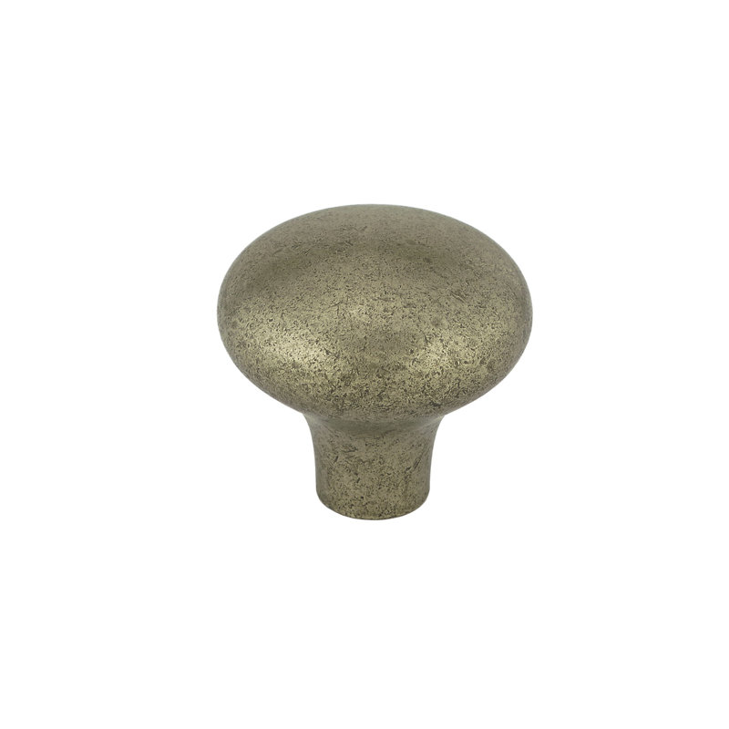 Poignée champignon Inspiration, H 1,1 po x l 1,1 po x P 1,06 po, Bronze étain