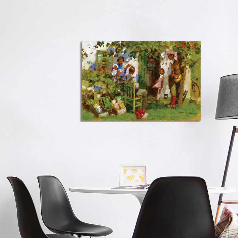 Family Gathering 1 Piece Wrapped Canvas Painting, 101.6 cm H x 66.04 cm W