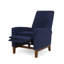 Fauteuil club inclinable manuel en bois de 27 po de large et fauteuil de salon confortable-1903989471