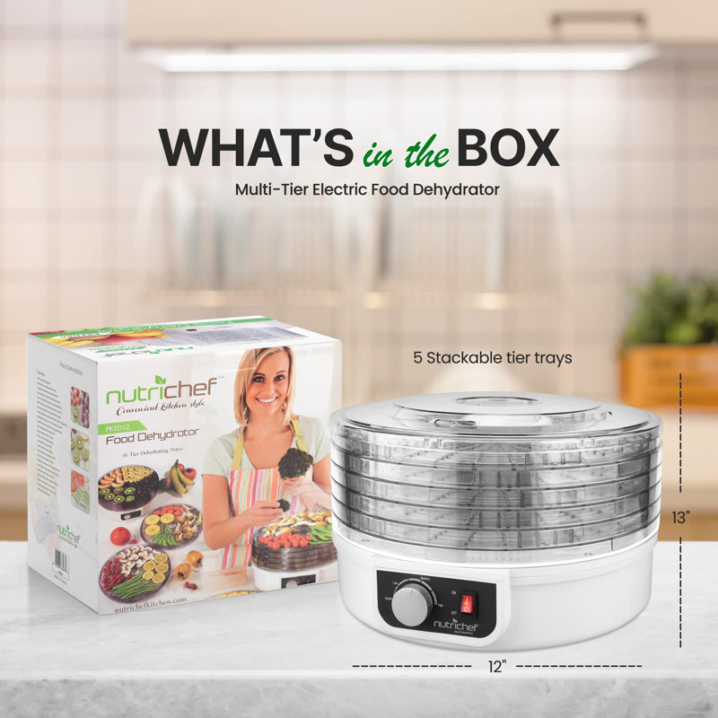 NutriChef 250 Watt Food Dehydrator
