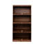 Armoire de rangement pour livres avec tablettes et portes basses en verre de conception moderne