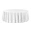 Nappes blanches rondes de 120 pouces de diamètre, résistantes aux taches et aux plis, lavables à la machine, couvertures de table en tissu de polyester pour mariage, fête, banquet, événements formels-279690068-279690074-279690069