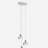 Renmarco Modern 3 Light Chandelier Set-1514147464-1514147469