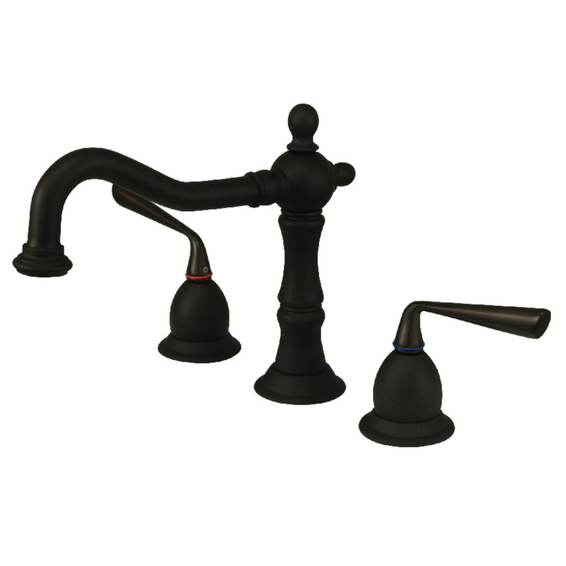 Robinet de salle de bain espacé Kingston, Bronze huilé