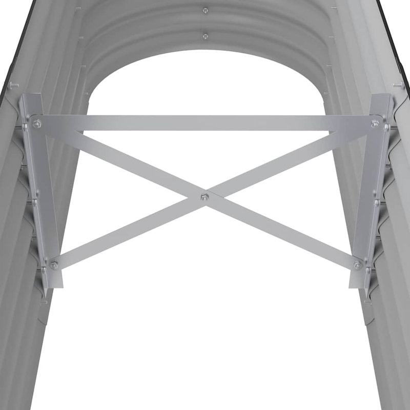 Jardin surélevé Garden, H 59,8 po x l 59,8 po x P 14,2 po, Anthracite clair