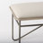 Carci Polyester Upholstered Bench