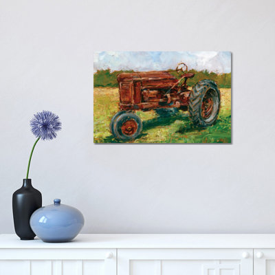 " Rustic Tractors II " by Ethan Harper Painting Print