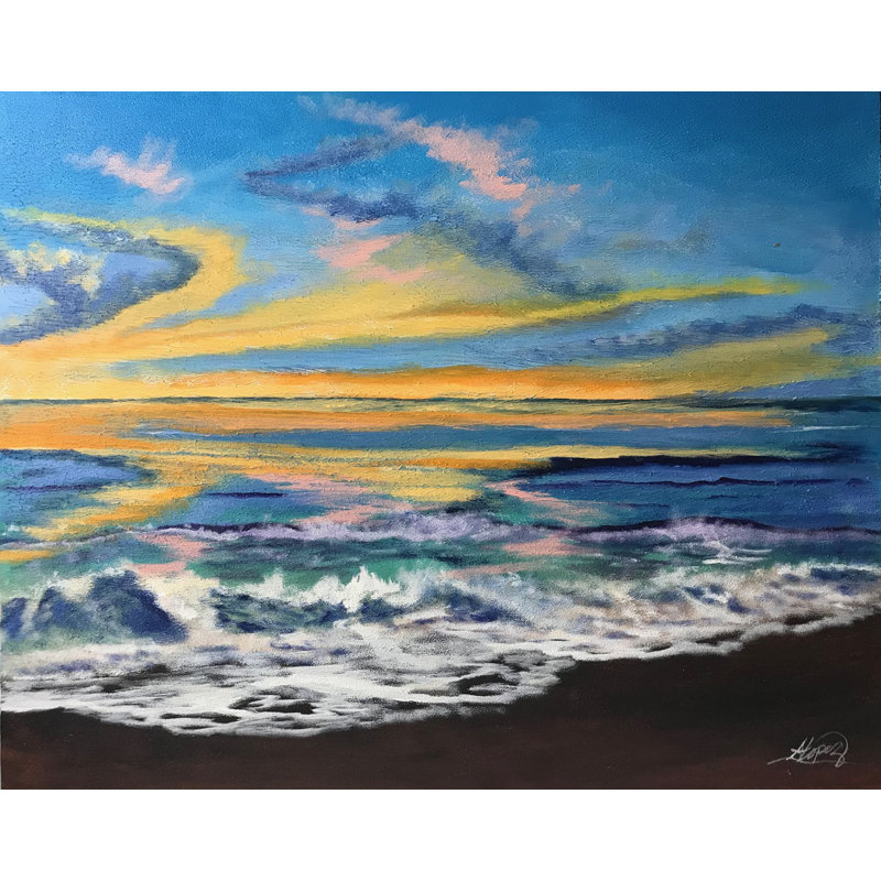 Seascape 340 Print by Alicia Lopez