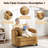 40" Chenille Upholstered Sofa Chair With Solid Wood Legs-1279582315