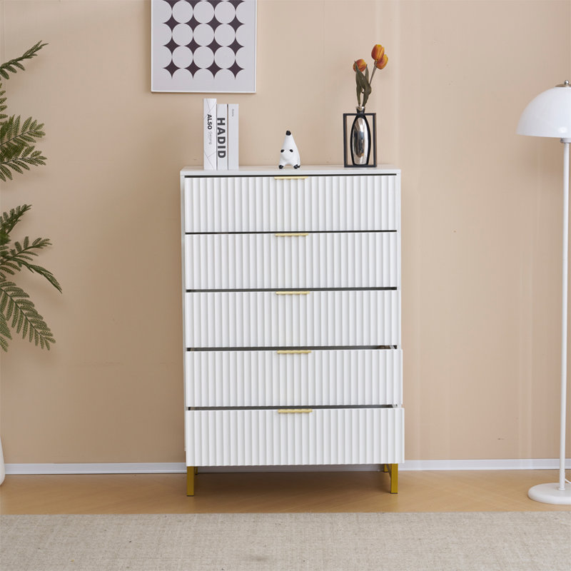 Majzara 49cm W Chest of Drawers, White