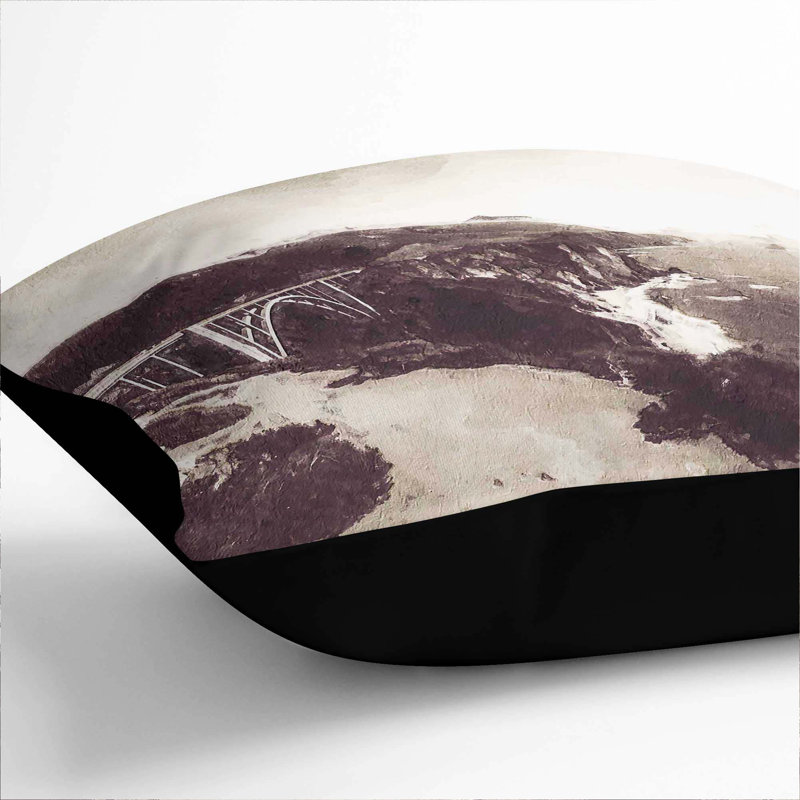 Square Cushion, 55cm H x 55cm W x 20cm D, Black