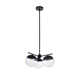Yearby 3 Light Metal Dimmable Globe Chandelier