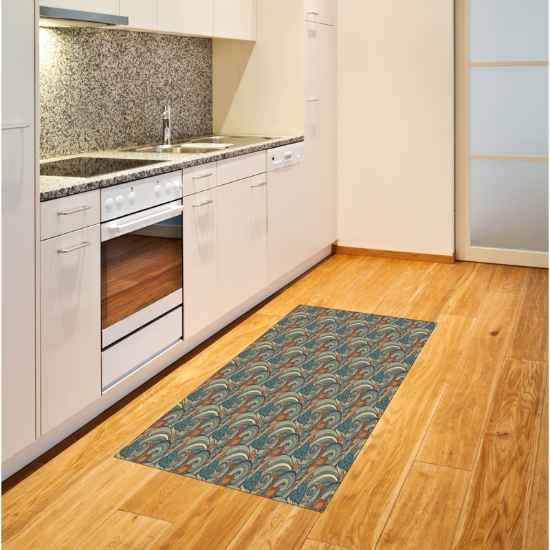 Ethnic High Density Long Fiber Poly Threads Decorative Area Rug Carpet, Rectangle 2'7" x 5'