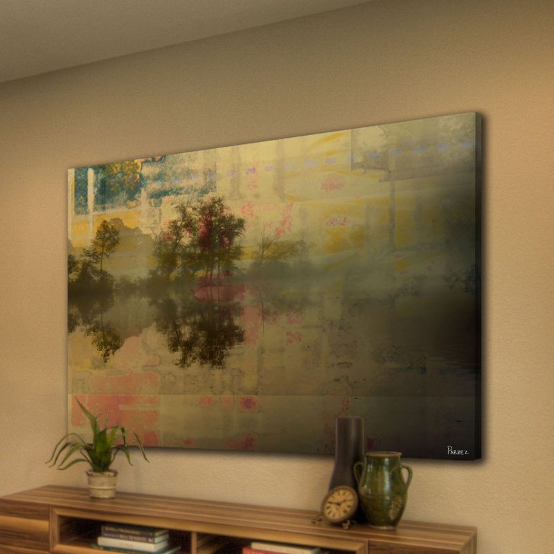 « port serveur » par parvez taj,-impression sur toile tendue, 24 po x 36 po
