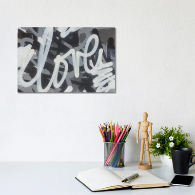 Black & White Love by Kent Youngstrom - Wrapped Canvas Print