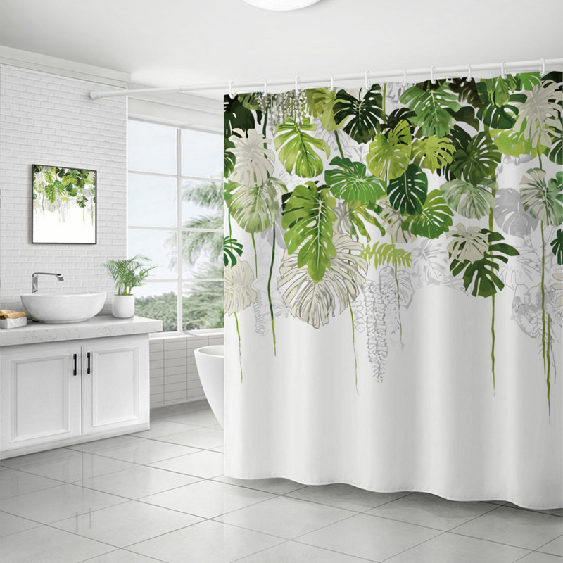 Rideau de douche Tropical