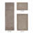 Merkel 100% Cotton Tufted Premium 3 Piece Bathroom Rug Set Machine Washable Extra Soft & Absorbent Reversible Bath Rug-769699298-769900331