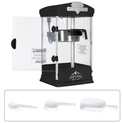 Machine à maïs soufflé portable 8 oz - Popper de comptoir avec plateau chauffant pour cinéma maison