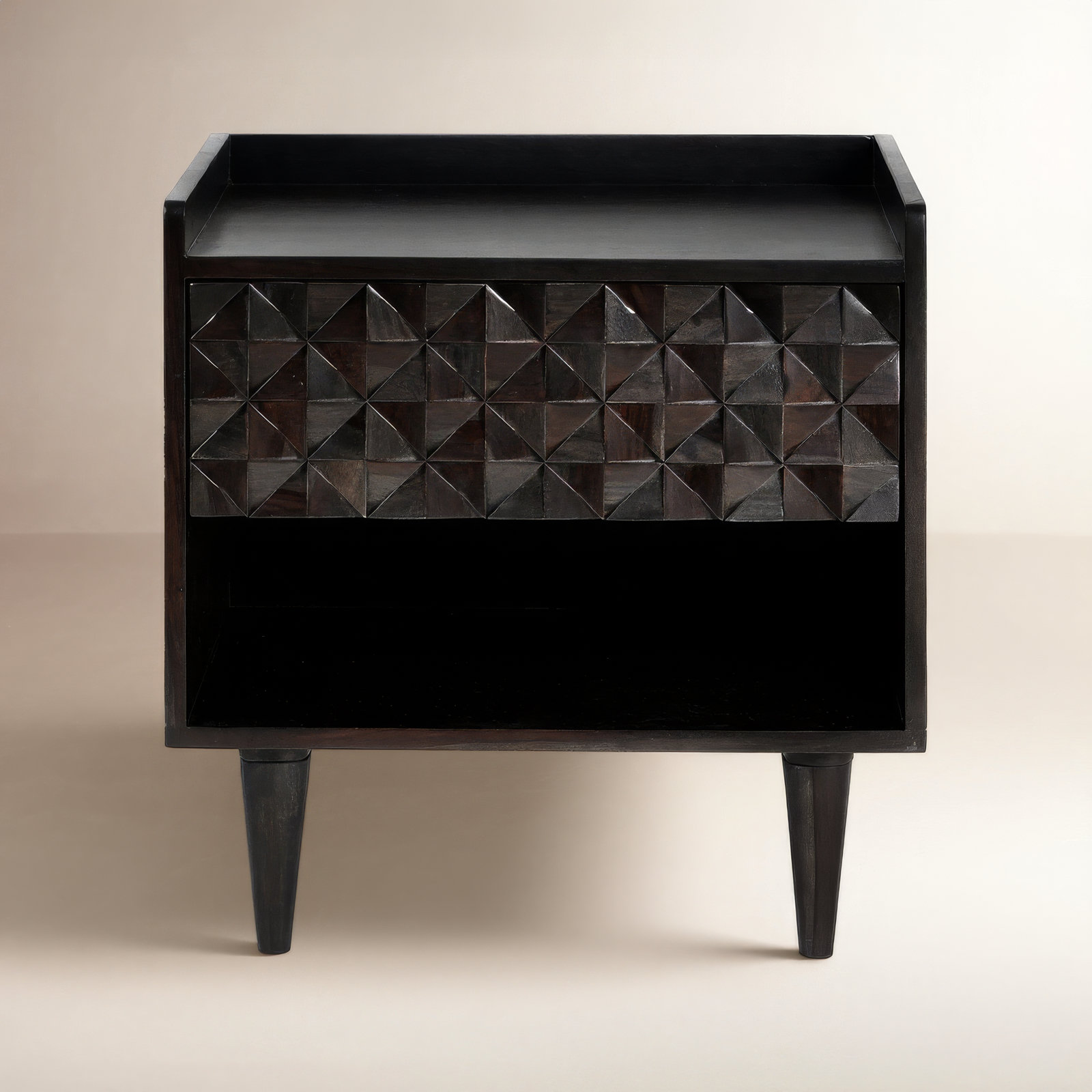Quinta 1 - Drawer Nightstand, Black