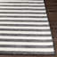 Gemma Indoor & Outdoor Boho Striped Rug Black/Ivory-210214708
