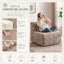 Canapé simple 32 po Cloud, sans assemblage requis Canapé à siège profond confortable pour salon, chambre à coucher, appartement | 1 place-963358347-963358348