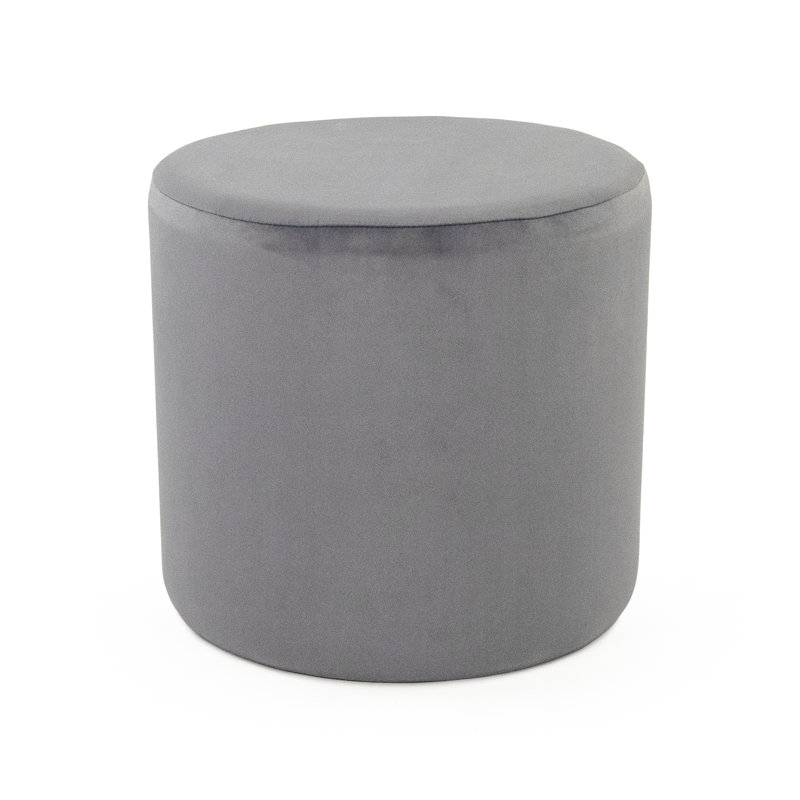 Roldao Upholstered Accent Stool, Blue