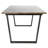 Wilhelm Solid Wood Top Metal Base Dining Table