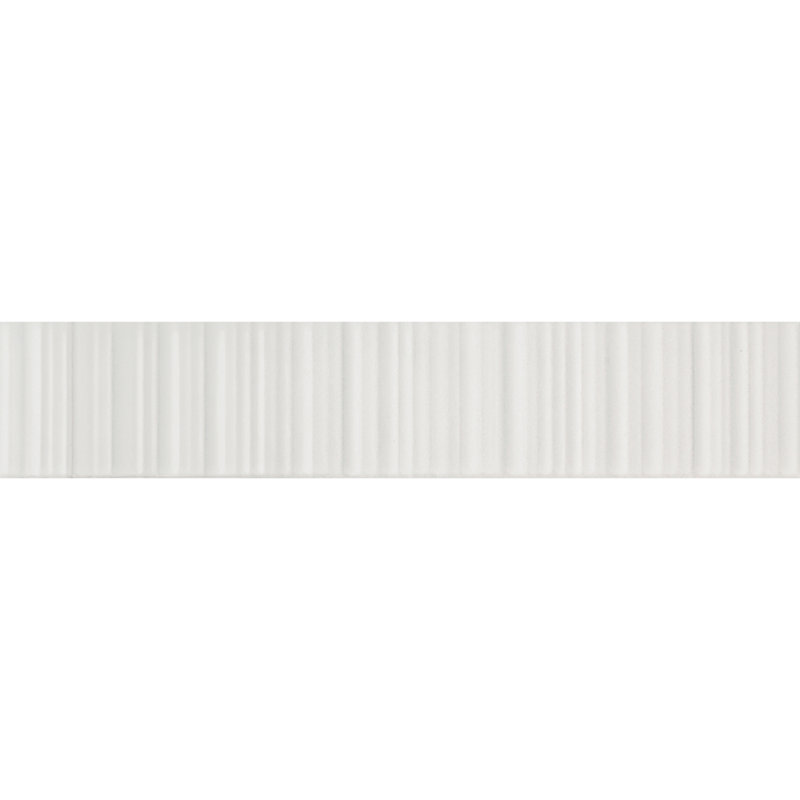 Carrelage mural en porcelaine texturé Vivid 2X9, Blanc