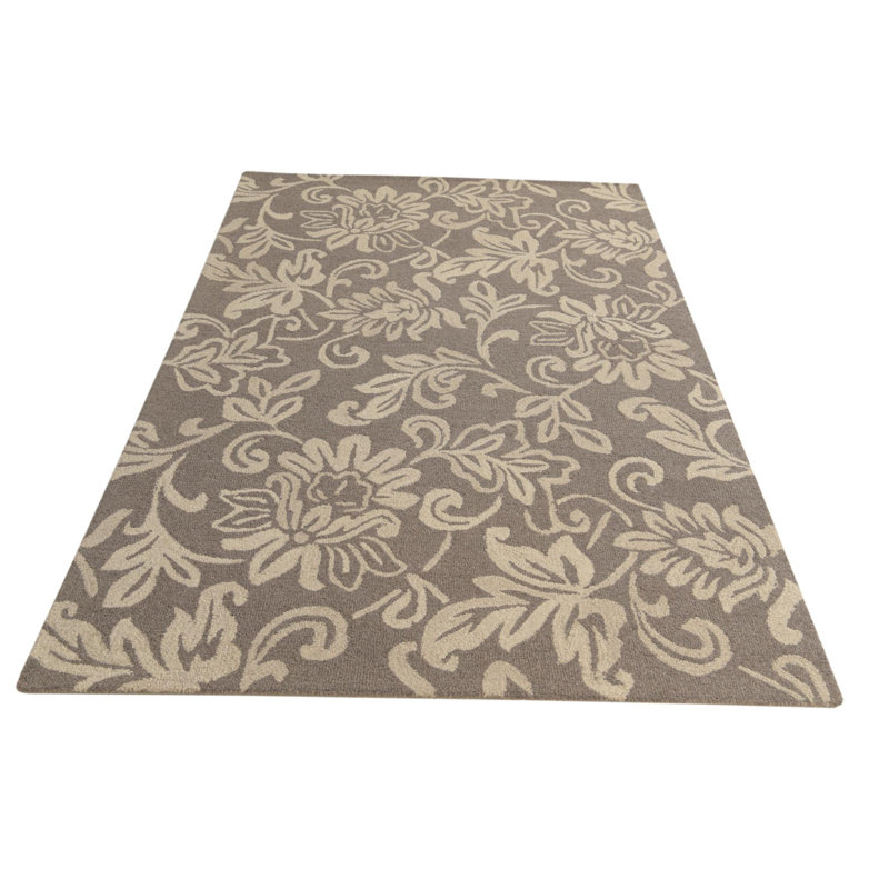Tapis taupe 5 pi x 8 pi 1 po