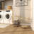 2 Piece Gold Metal Deep Set Wire Basket Storage Cart with Wheels and Handle Set