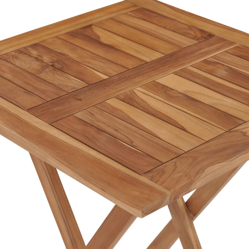 Sherlena 2 - Person Teak Solid Wood Patio Dining Set Octagonal Table