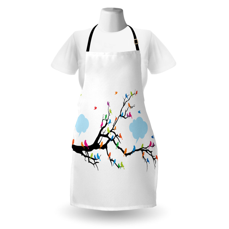 No Pattern Bib Apron