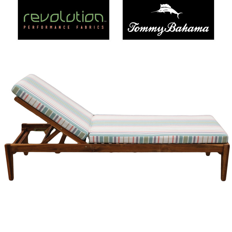 TB Chaise Tommy Bahama 1 - Piece Outdoor Seat/Back Cushion, 24"W x 79"L