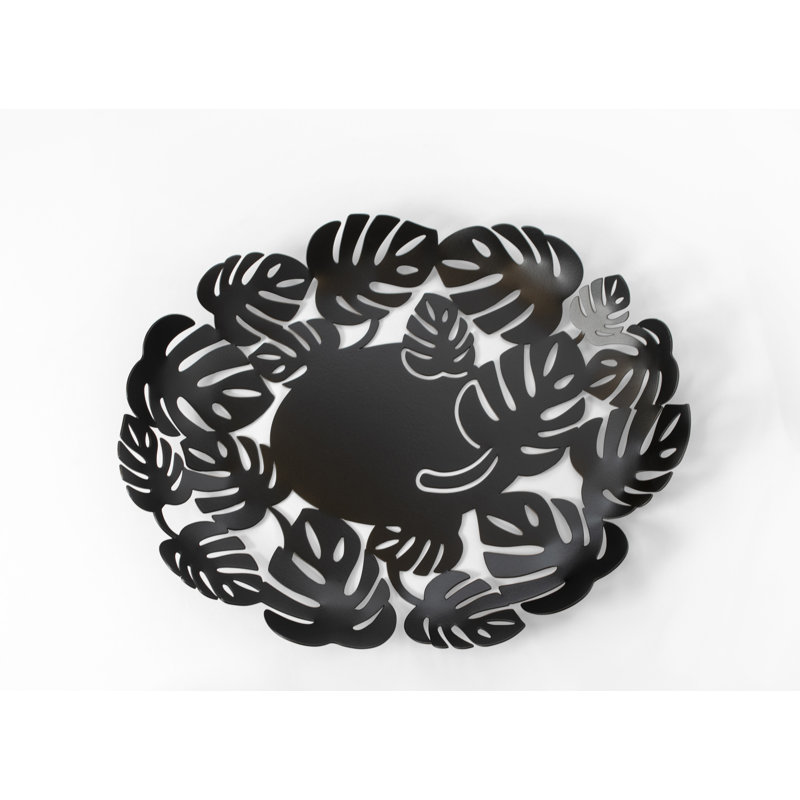 Bol décoratif en métal, Noir