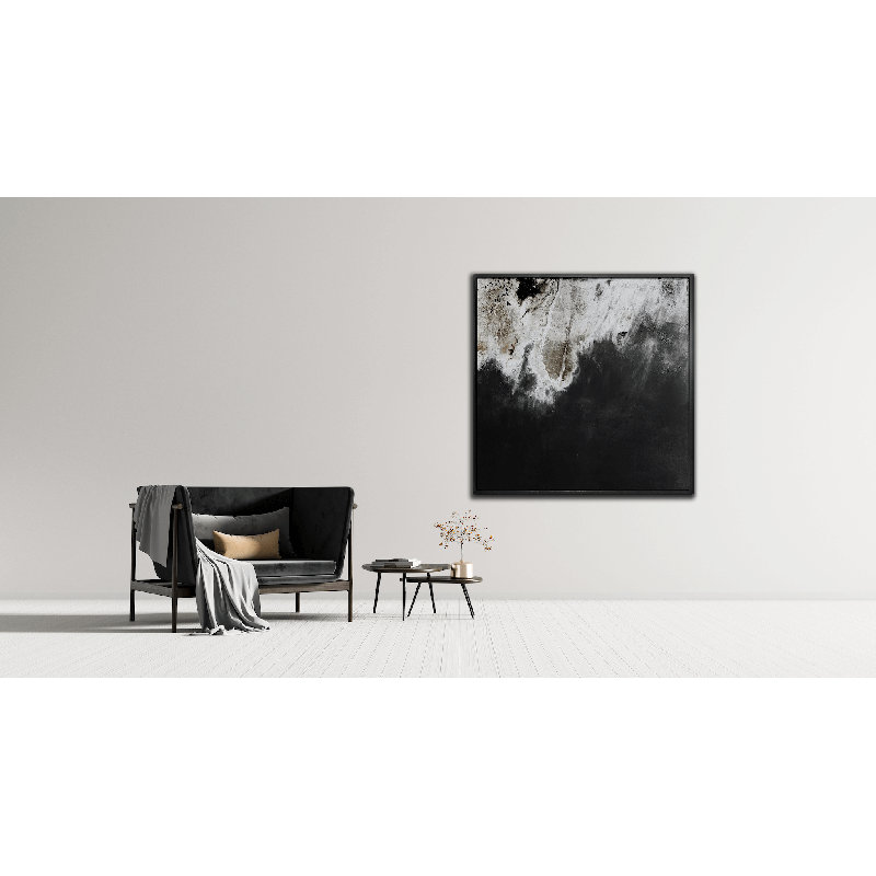 Skyfall On Giclee Canvas Hand Embellished Art, 30" H x 30" W x 1.5" D, Wrapped Canvas