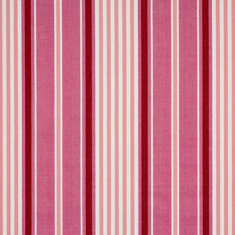 Minzer Cotton Stripe Fabric, Pink